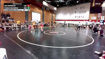 130 lbs Cons. Round 5 - Lina Rodriguez, Central vs Charlie Wilkinson, Natrona County