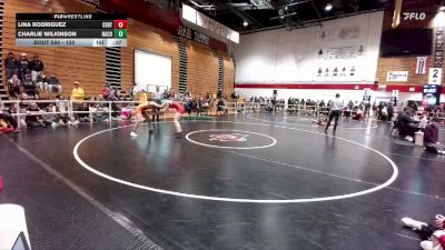 130 lbs Cons. Round 5 - Lina Rodriguez, Central vs Charlie Wilkinson, Natrona County