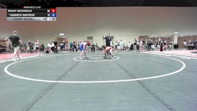 120 lbs Champ. Round 2 - Christopher Shelby, TX vs Landen Taylor, TX