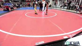 40 lbs Quarterfinal - Edith Shimonek, Self vs Everett Long, Tiger Trained Wrestling