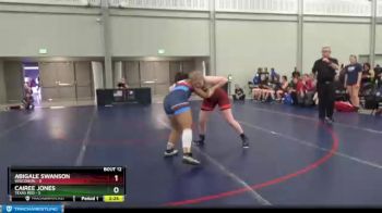 180 lbs Placement Matches (8 Team) - Abigale Swanson, Wisconsin vs Cairee Jones, Texas Red