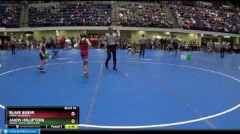 75 lbs Cons. Round 2 - Blake Briese, Amery Warrior`s vs Jaxon Haluptzok, Anoka Youth Wrestling