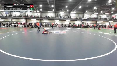 118 lbs Consi Of 16 #2 - Liam Lin, North Rockland vs Vincent Orandello, MacArthur