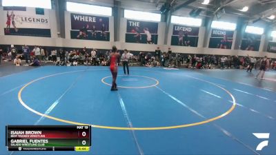 140 lbs Cons. Round 3 - Isaiah Brown, Best Trained Wrestling vs Gabriel Fuentes, Salado Wrestling Club