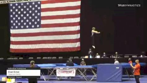 Evan Ernst - Individual Trampoline, Cabarrus County - 2021 USA Gymnastics Championships