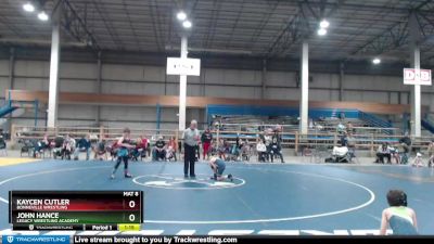 80 lbs Round 1 - Kaycen Cutler, Bonneville Wrestling vs John Hance, Legacy Wrestling Academy