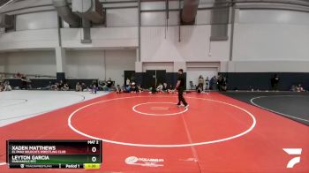 120 lbs Quarterfinal - Xaden Matthews, El Paso Wildcats Wrestling Club vs Leyton Garcia, Panhandle RTC