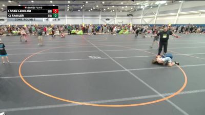 85 lbs Cons. Round 5 - Logan Lakhlani, Unattached vs Cj Fassler, Unattached