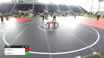 120 lbs Rr Rnd 1 - Aaron Alcott, Az vs Cauy Betony, Rez WC