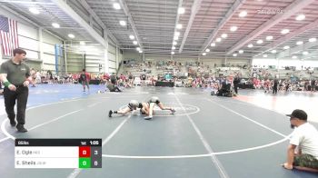 85 lbs Rr Rnd 1 - Eli Ogle, Indiana Outlaws Red vs Evan Sheils, Journeyman Wrestling Club