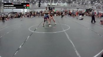80 lbs Round 6 (8 Team) - Bryce Burrows, The Outsiders vs Logan Burba, U2 Upstate Uprising