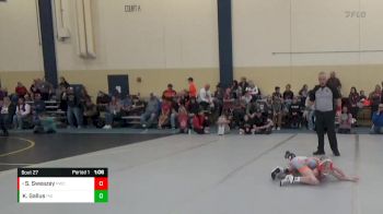 60 lbs Quarterfinal - Sawyer Sweazey, Pinnacle Wrestling Club vs Kamden Gallus, Pursuit Wrestling