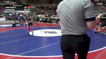 5A 120 lbs Cons. Round 1 - Ellie Miller, Mountain Home vs Abbie Bresley, Arkansas High School