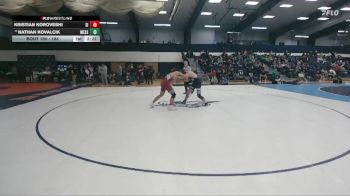 184 lbs Cons. Round 2 - Nathan Kovalcik, Messiah vs Kristian Koroveshi, Stevens