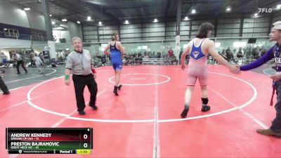 215 lbs Round 1 (4 Team) - Preston Bajramovic, GREAT NECK WC vs Andrew Kennedy, GROUND UP USA