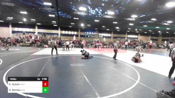 144 lbs Round Of 16 - Keegan Goeas, Grapplers HI vs Shawn Bamba, Grindhouse WC