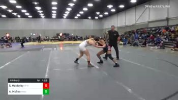 142 lbs Prelims - Savannah Holderby, Cp Wrestling Academy vs Aubrie Molina, Rogue Nation