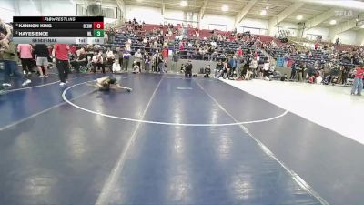 53 lbs Semifinal - Kannon King, Box Elder Stinger Wrestling vs Hayes Ence, Shootbox Wrestling Club