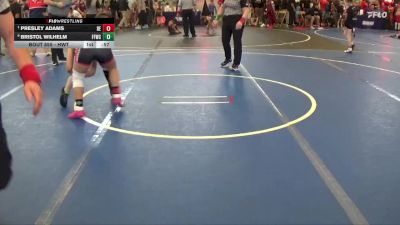 Cons. Round 1 - Presley Adams, Bellbrook Eagles vs Bristol Wilhelm, Fox Fire Wrestling Club