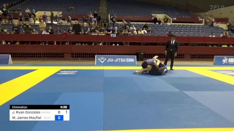 James Ryan Gonzales vs Matthew James Mayfield 2024 Pan IBJJF Jiu-Jitsu No-Gi Championship