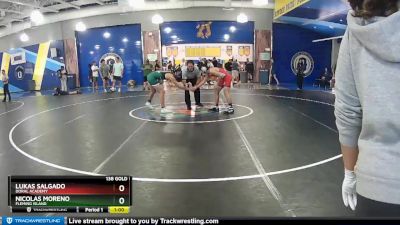 138 Gold Cons. Round 1 - Lukas Salgado, Doral Academy vs Nicolas Moreno, Fleming Island