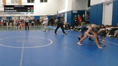 120 lbs Champ. Round 2 - Jacob Buffum, Skyline vs Tyler Shin, Chantilly