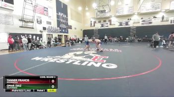 190 lbs Cons. Round 2 - Omar Diaz, Southridge vs Tanner Francis, Goldendale