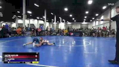 77 lbs 2nd Place Match (8 Team) - Jacob Naylor, Maryland vs Ty Martin, Iowa