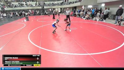 55 lbs Cons. Round 4 - Trace Haugen, Parkview Youth Wrestling vs Griffin Rugg, BYA
