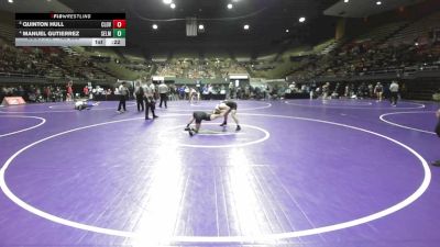 128 lbs Consi Of 4 - Quinton Hull, Clovis West vs Manuel Gutierrez, Selma