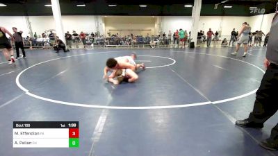 285 lbs Round Of 32 - Mark Effendian, PA vs Anderson Palian, OH