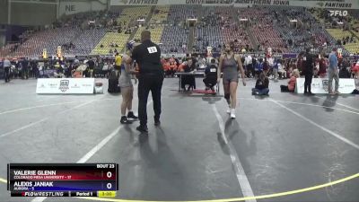 138 lbs Semis & 3rd Wb (16 Team) - Alexis Janiak, Aurora vs Valerie Glenn, Colorado Mesa University