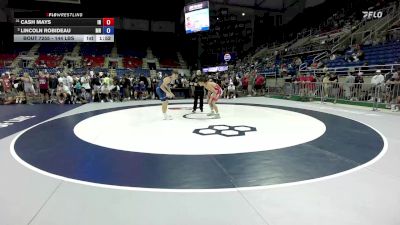144 lbs Champ. Rd Of 32 - Cash Mays, IN vs Lincoln Robideau, MN