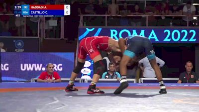 48kg kg 1/4 Final - Arshia Haddadi, Iran vs Christian Castillo, United States