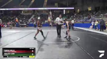 130 lbs Champ. Round 1 - Mikyah Cain, Oakley vs Taryn Mills, Linn County Twisters