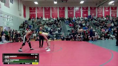 215 lbs Semifinal - Judd Harvey, Meeker vs Cruz Martinez, Pueblo South