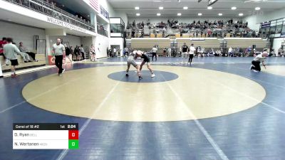 125 lbs Consi Of 16 #2 - Damion Ryan, Bellarmine vs Nolan Wertanen, Michigan