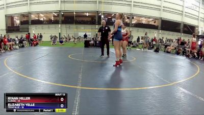 170 lbs Placement Matches (8 Team) - Ryann Miller, Illinois vs Elizabeth Yelle, Texas Blue