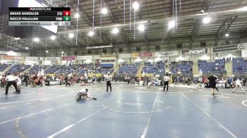 95 lbs Semifinal - Drake Gonzales, Steel City Reloaded WC vs Rocco Palillian, Pomona Elite