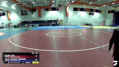 190 lbs Champ. Round 1 - Colby Cox, Amherst Wrestling Club vs Trae`Vaughn Towner, Twisted Joker Wrestling