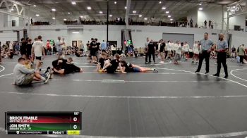 157 lbs Round 4 (8 Team) - Brock Frable, Grit Mat Club vs Jon Smith, Kraken Blue