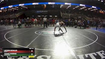 138 2A 3rd Place Match - Jayden Bowles, Jesuit vs Yianni Marinis, River Ridge