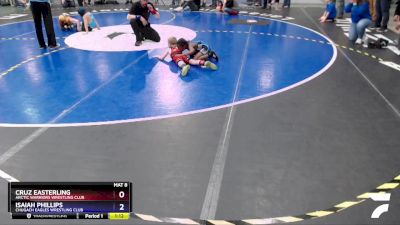 56 lbs Final - Cruz Easterling, Arctic Warriors Wrestling Club vs Isaiah Phillips, Chugach Eagles Wrestling Club