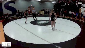 115 lbs. Cons. Round 3 - Aila Wolk, Ste Genevieve vs Zoe Thomas, Seckman