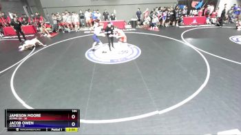 144 lbs Round 1 (16 Team) - Jameson Moore, SCVWA-GR vs Jacob Owen, OCWA-GR