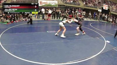 118 lbs Quarterfinal - Cael Blonquist, Coalville vs Jullien Mejia, Pride Wrestling