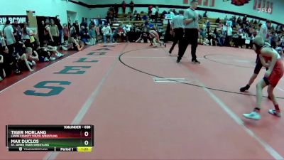 65B Round 3 - Tiger Morlang, Lewis County Youth Wrestling vs Max Duclos, St. James Tiger Wrestling