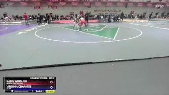 131 B 5th Place Match - Virginia Chapates, Alma vs Kaiya Winbush, North Central (IL)