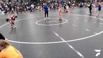 68-74 lbs Cons. Round 2 - Emerson Callaway, 2TG vs Miley Bernshausen, FoxFit Wrestling