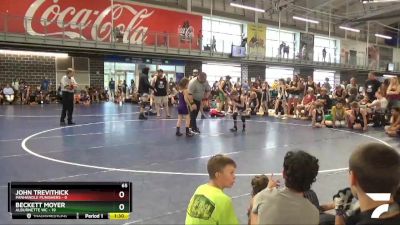 65 lbs Round 4 (10 Team) - John Trevithick, Panhandle Punishers vs Beckett Moyer, Alburnette WC